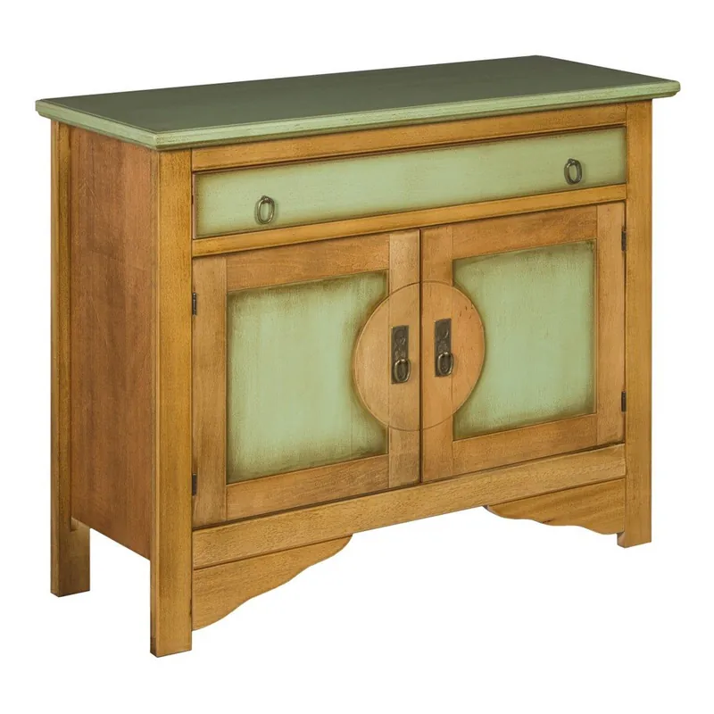 Cena promocyjna Zielono-brązowa komoda Evergreen House Credenza Bonami