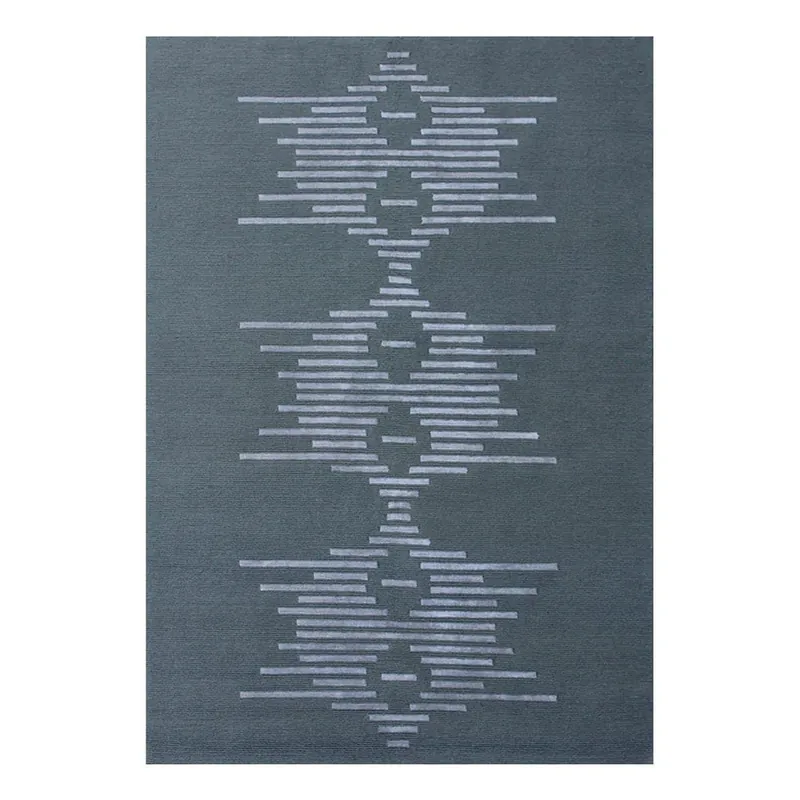 Szary dywan ręcznie wiązany Linie Design Dany, 145x185 cm Bonami Nowość