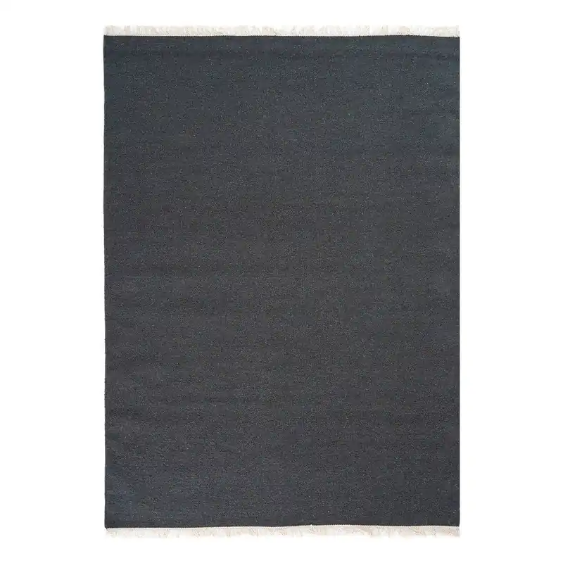 Nowość Ciemnoszary dywan wełniany ręcznie tkany Linie Design Sulo, 140x200 cm Bonami