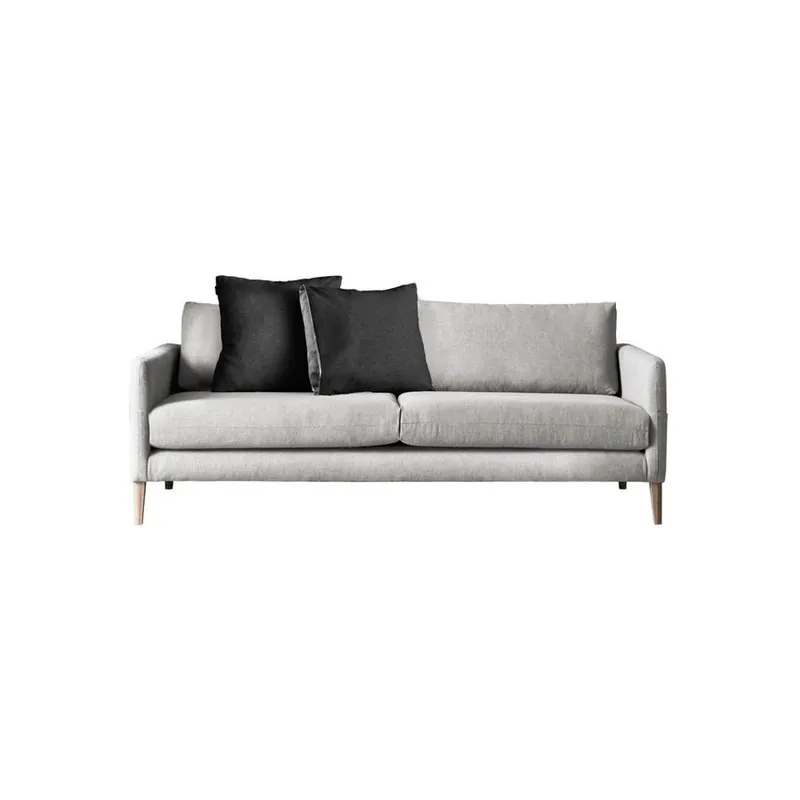 Rabat Jasnoszara sofa 3-osobowa Another Brand Ampia Bonami