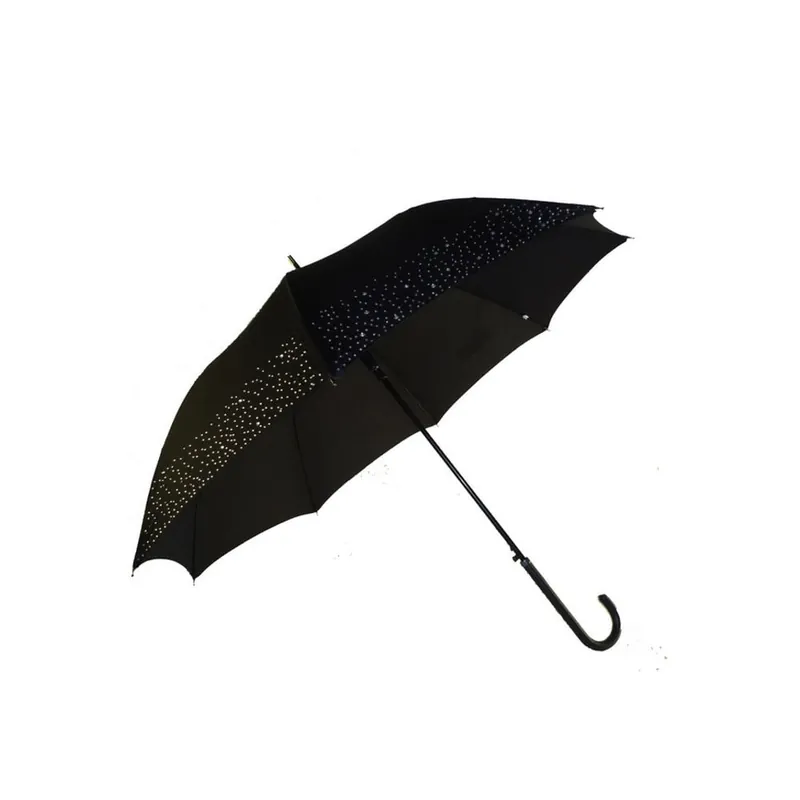 Czarna parasolka Ambiance Black With Rhinestone Bonami Ekspresowa dostawa