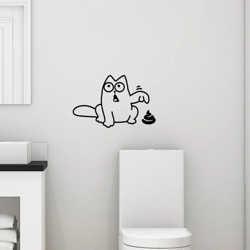 Super okazja Naklejka Ambiance Funny Cat Bonami