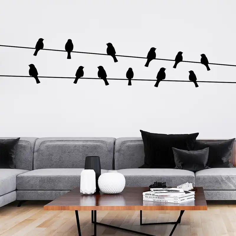 Naklejka Ambiance Birds on the Wire Bonami Ograniczona ilość