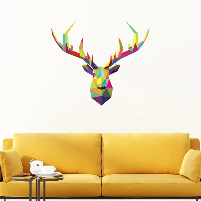 Nowy Naklejka Ambiance Deer Multicolor Bonami