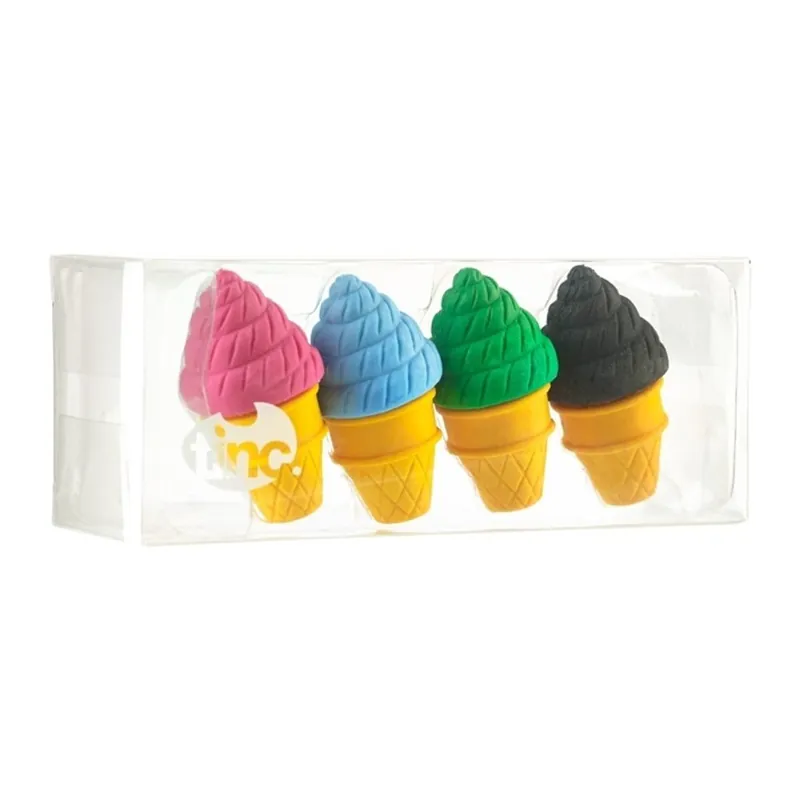 Bezpieczne zakupy Zestaw 4 zapachowe gumki do mazania TINC Ice Cream Bonami