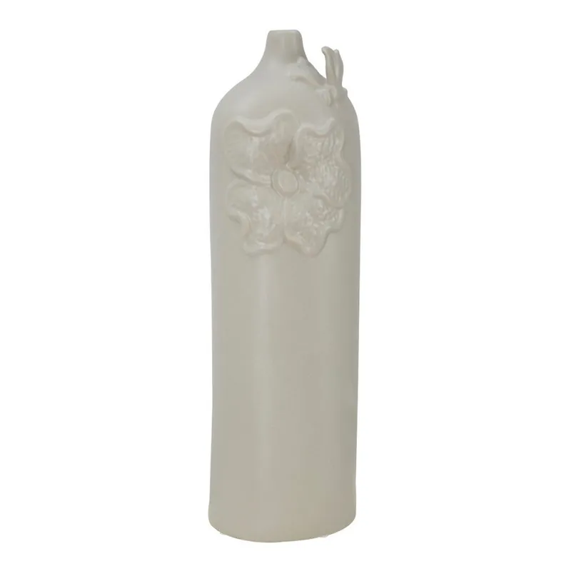 Beżowy porcelanowy wazon Mauro Ferretti Fleur Bonami Hit sprzedaży