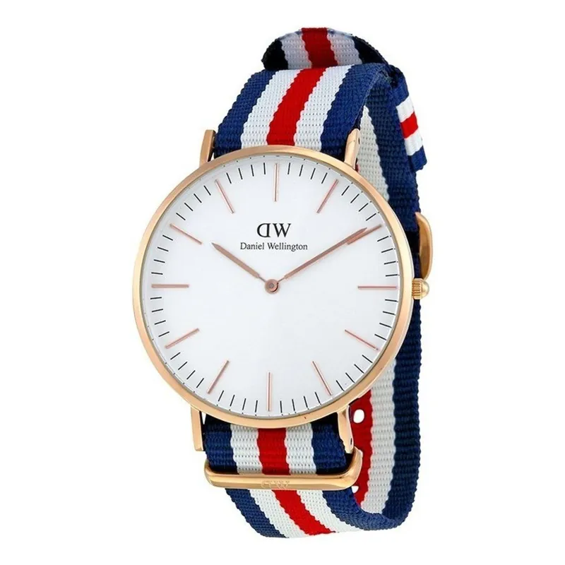 Hit cenowy Zegarek z detalami w różowozłotym kolorze Daniel Wellington Canterbury, ⌀ 40 mm Bonami