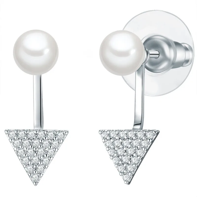 Taniej Kolczyki z pereł z cyrkoniami Pearls of London Troya Bonami