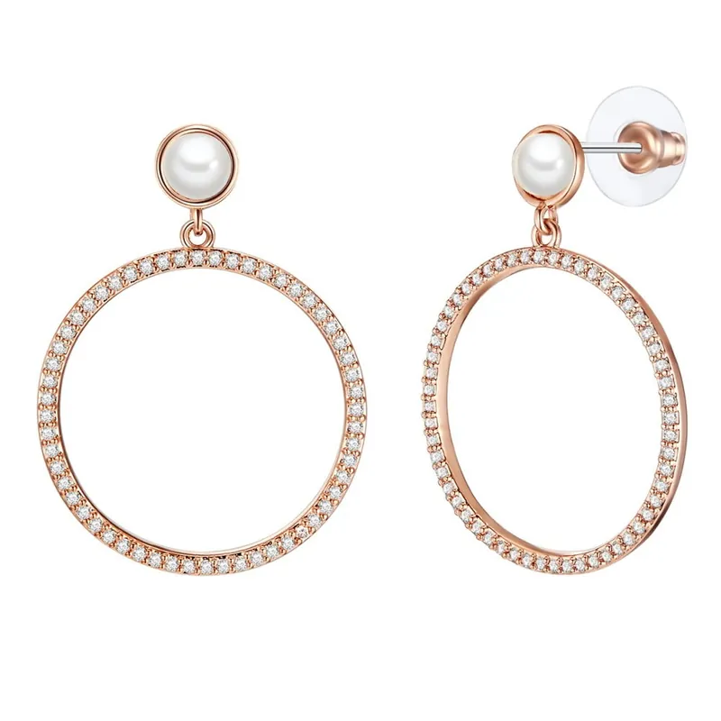 Kup teraz Kolczyki z pereł z cyrkoniami Pearls of London Juno Bonami
