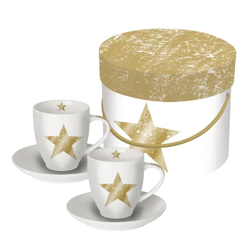 Zestaw 2 filiżanek do espresso PPD Star Fashion, 100 ml Bonami Ekspresowa dostawa