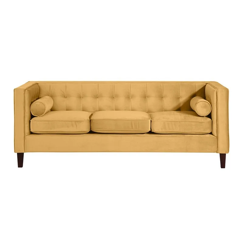 Tylko dziś Żółta sofa Max Winzer Jeronimo, 215 cm Bonami