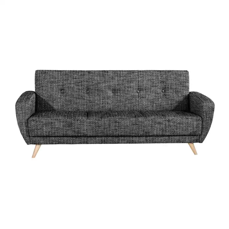 Czarno-biała 3-osobowa sofa rozkładana Max Winzer Jerry Bonami Okazja