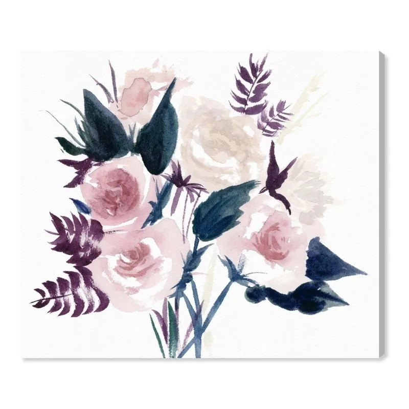 Nie przegap Obraz Oliver Gal Burgundy Leaves, 40x35 cm Bonami