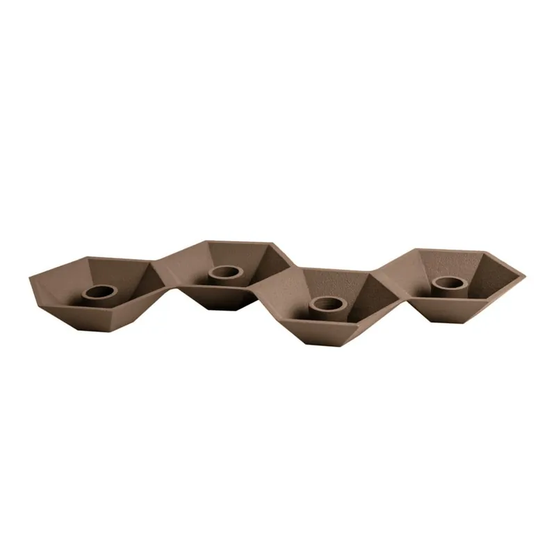 Ograniczona ilość Brązowy świecznik PT LIVING Nimble, dł. 38 cm Bonami
