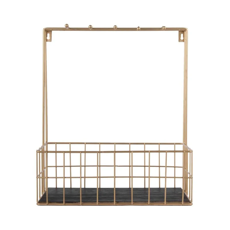 Organizer ścienny w złotym kolorze PT LIVING Kitchen Rack Bonami Oferta