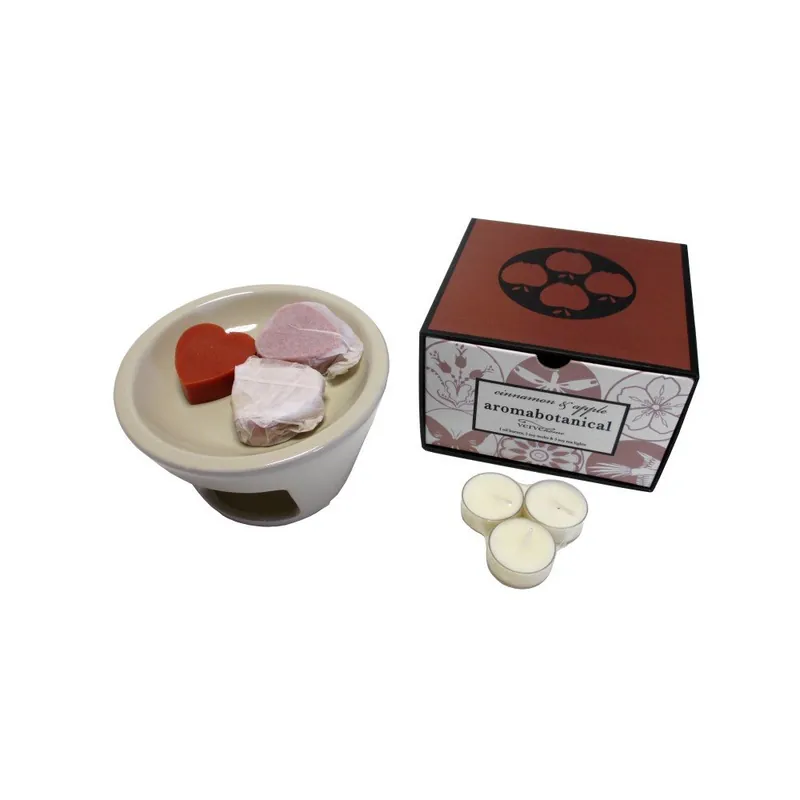 Tani Lampa aromatyczna o zapachu cynamonu i jabłka Aromabotanical Sweet Home, czas palenia 30 h Bonami