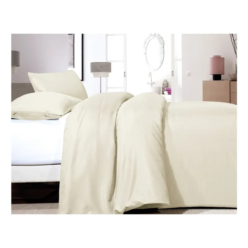 Kremowa dwuosobowa pościel z mikroperkalu Sleeptime Satin, 200x200 cm Bonami Zamów dziś