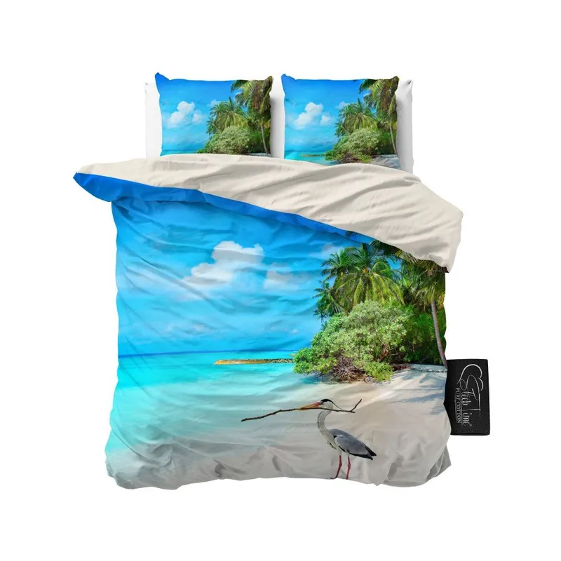 Tani Pościel z mikroperkalu Sleeptime Beach Heron, 240x220 cm Bonami