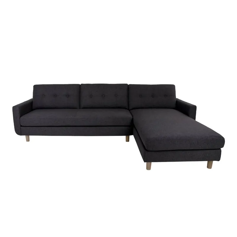 Kup online Ciemnoszara sofa narożna House Nordic Artena Bonami