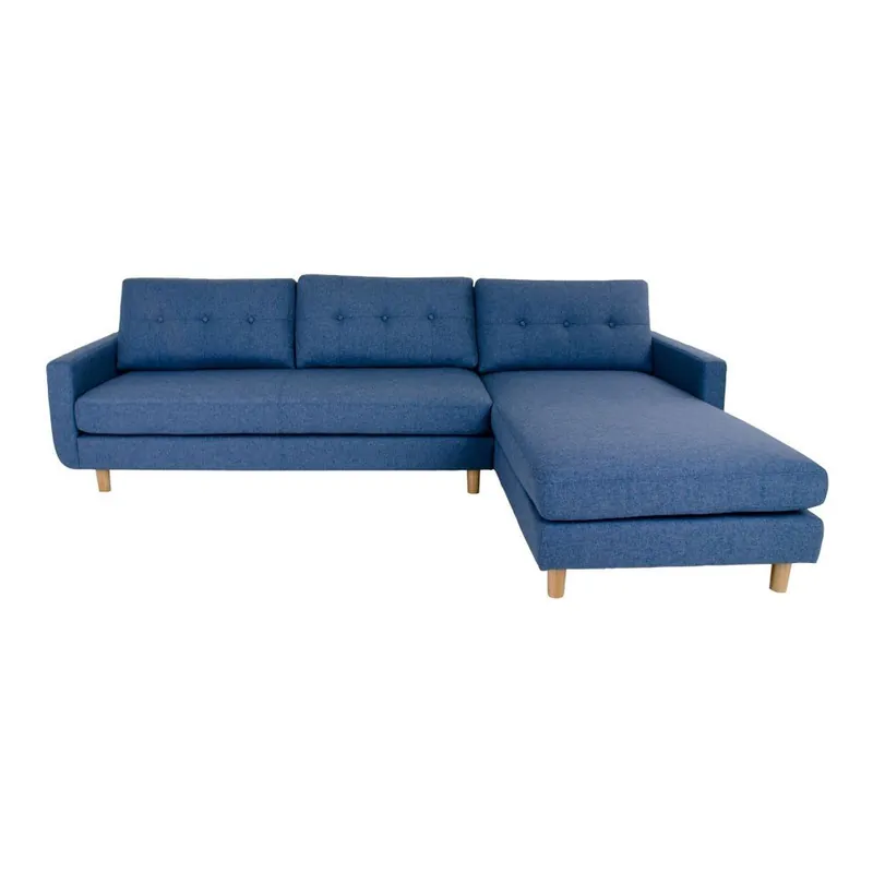 Niebieska sofa narożna House Nordic Artena Bonami Dodaj do koszyka