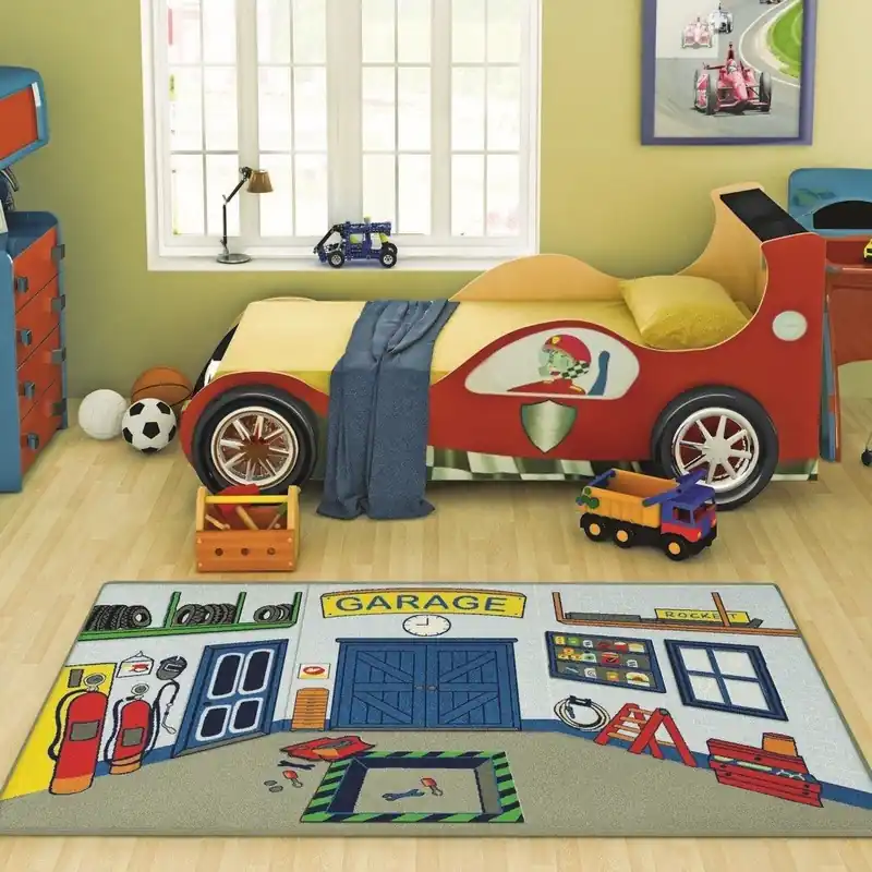 Nie przegap Dywan dziecięcy Garage, 100x160 cm Bonami