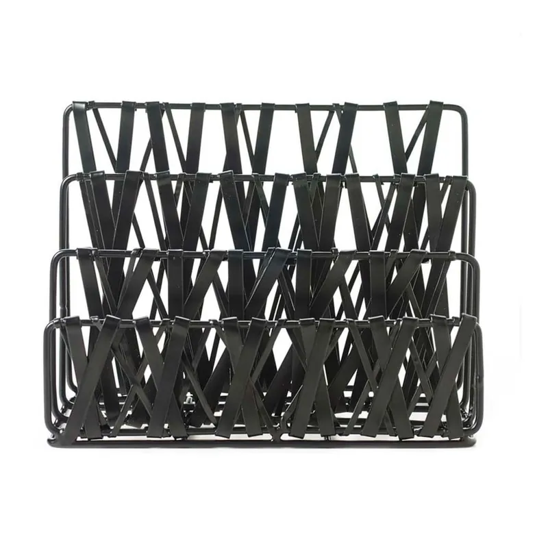 Premium Stojak na listy Design Ideas Tangle Black Bonami