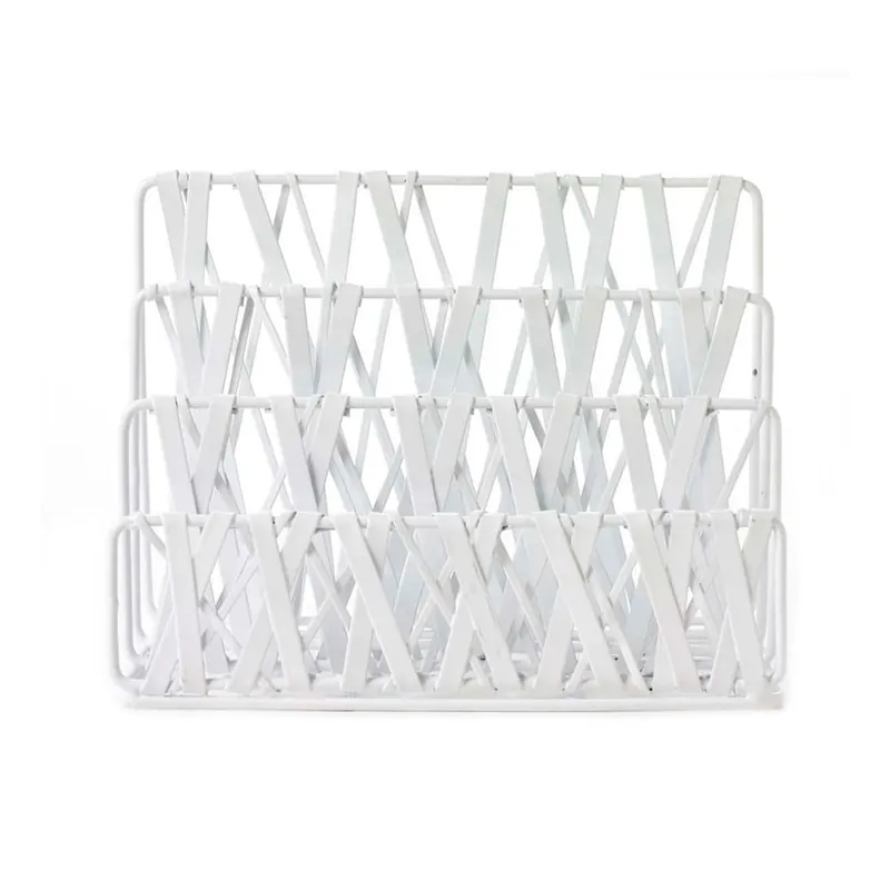 Stojak na listy Design Ideas Tangle White Bonami Wysoka jakość