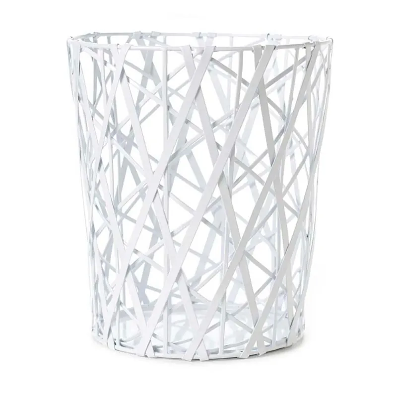 Wyjątkowa oferta Kosz na papier Design Ideas Tangle White Bonami