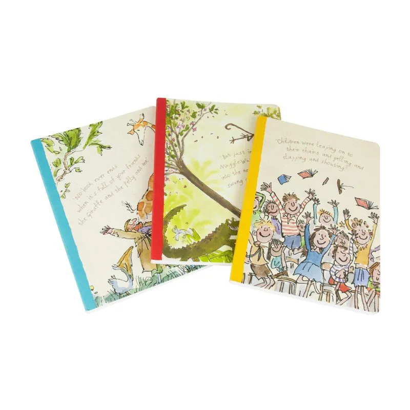 Zestaw 3 notesów Roald Dahl by Portico Designs, 80 str. Bonami Nowość