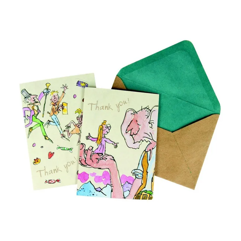 Sprawdź teraz Zestaw 10 kart okolicznościowych w kopercie Roald Dahl by Portico Designs Bonami