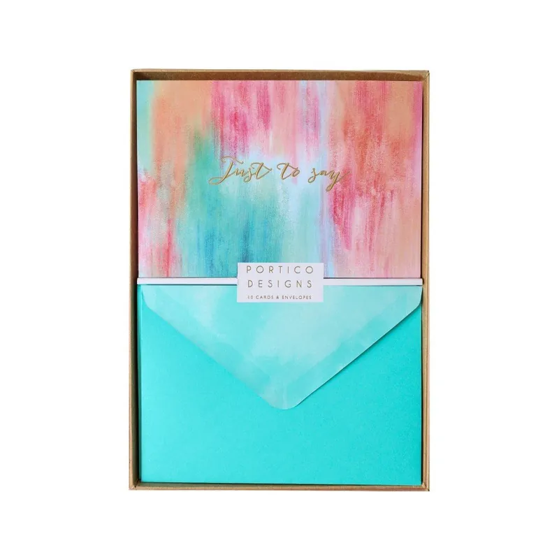 Zamów dziś Zestaw 10 kart okolicznościowych Portico Designs FOIL Summer Bonami