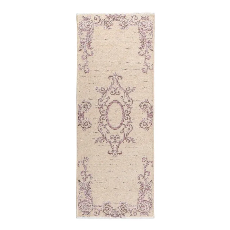 Hit sprzedaży Kremowo-różowy dywan dwustronny Halimod Fango, 77x200 cm Bonami