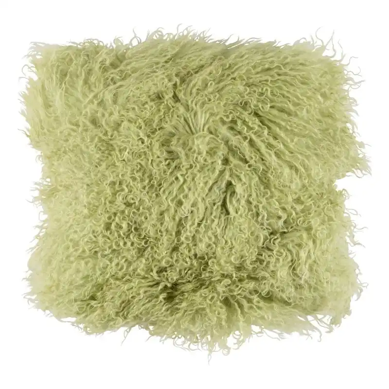 Zielona wełniana poduszka ze skóry owczej Auskin Buchanan, 35x35 cm Bonami Ograniczona ilość