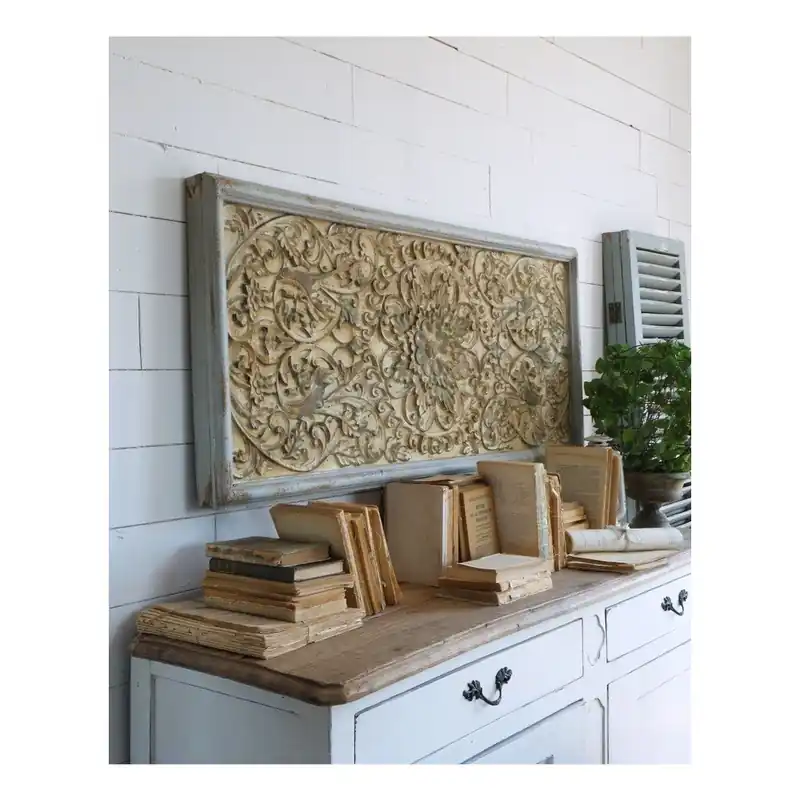 Dekoracja ścienna Orchidea Milano Ramage Natural and Grey, 56x128 cm Bonami Najlepsza cena