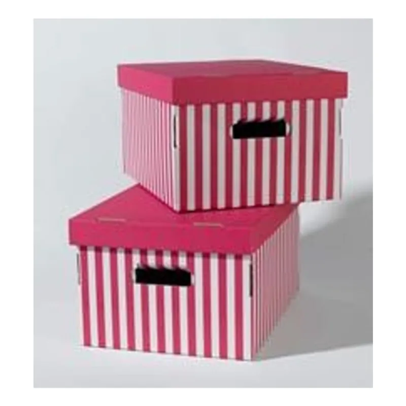 Tylko do końca tygodnia Zestaw 2 pudełek Compactor Pink Stripes Bonami