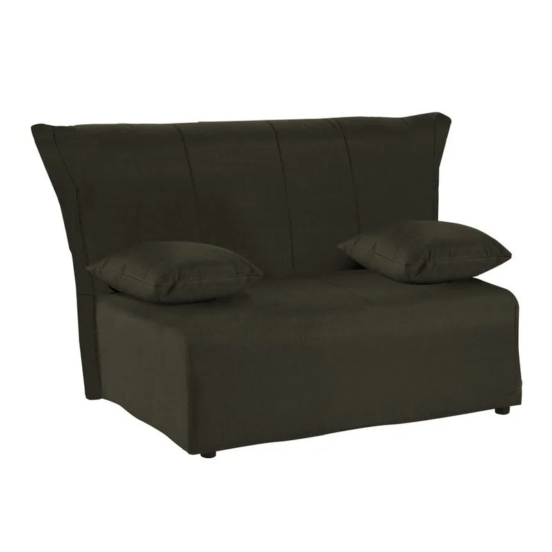 Ekspresowa dostawa Czarna rozkładana sofa dwuosobowa 13Casa Cedro Bonami