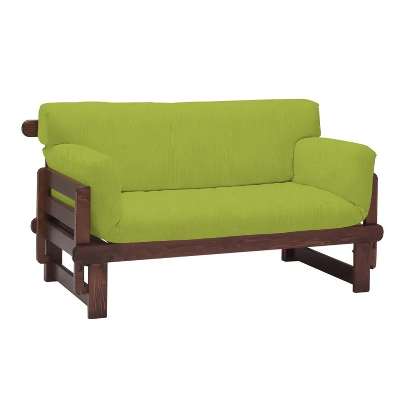 Darmowy zwrot Zielona rozkładana sofa dwuosobowa 13Casa Karma Bonami
