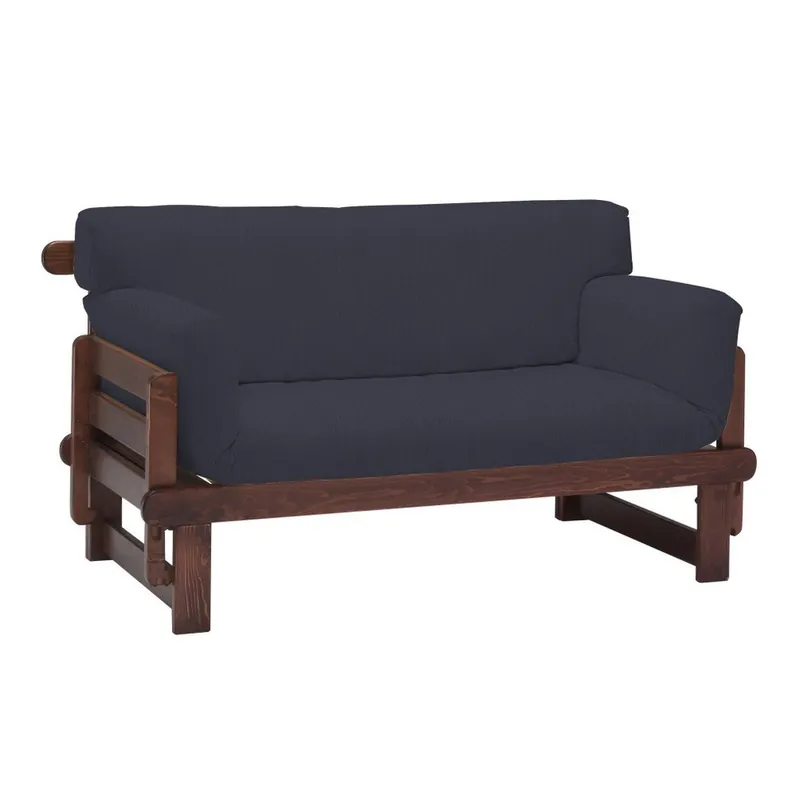 Ciemnoniebieska rozkładana sofa dwuosobowa 13Casa Karma Bonami Super okazja