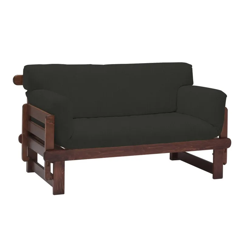 Nowość Czarna rozkładana sofa dwuosobowa 13Casa Karma Bonami