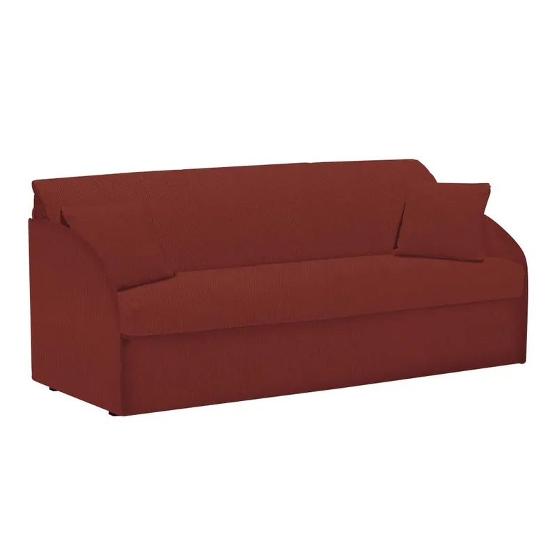 Dostępne od ręki Bordowa rozkładana sofa trzyosobowa 13Casa Amigos Bonami