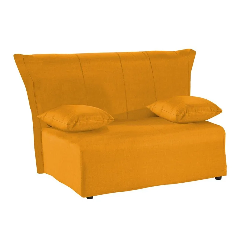 Tani Żółta rozkładana sofa dwuosobowa 13Casa Cedro Bonami