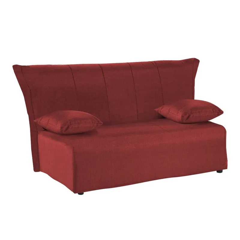 Nowość Bordowa rozkładana sofa trzyosobowa 13Casa Cedro Bonami