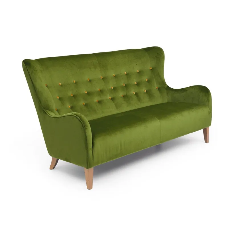 Cena promocyjna Zielona sofa Max Winzer Medina, 190 cm Bonami