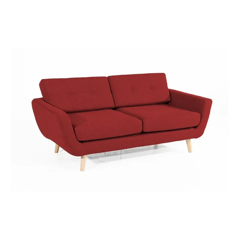 Do wyczerpania zapasów Czerwona sofa dwuosobowa Max Winzer Melvin Bonami