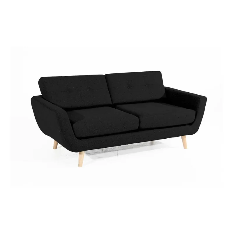 Nie przegap Czarna sofa dwuosobowa Max Winzer Melvin Bonami