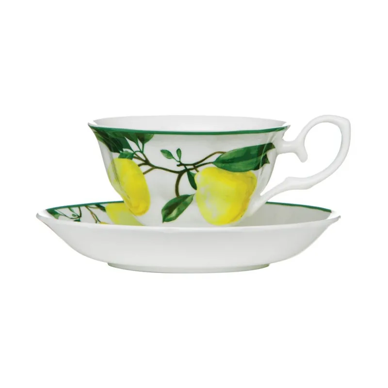 Zniżka Filiżanka ze spodkiem Premier Housewares Lemon Tree, 160 ml Bonami