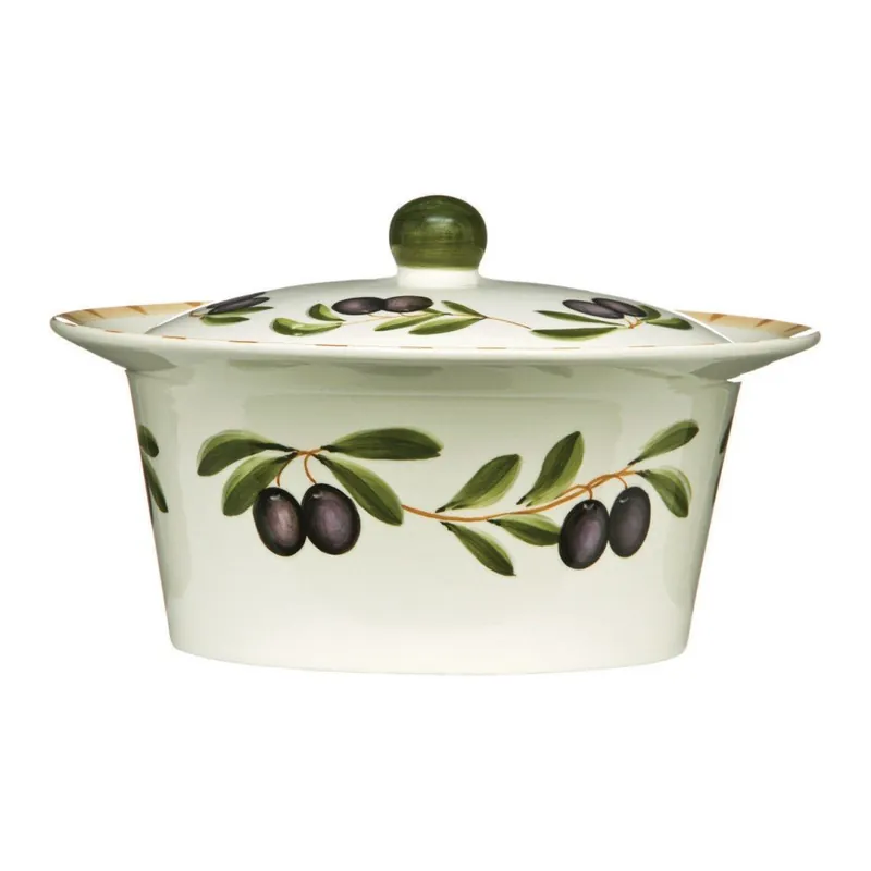 Ręcznie malowana misa ceramiczna do serwowania Premier Housewares Oliviana Bonami Zniżka