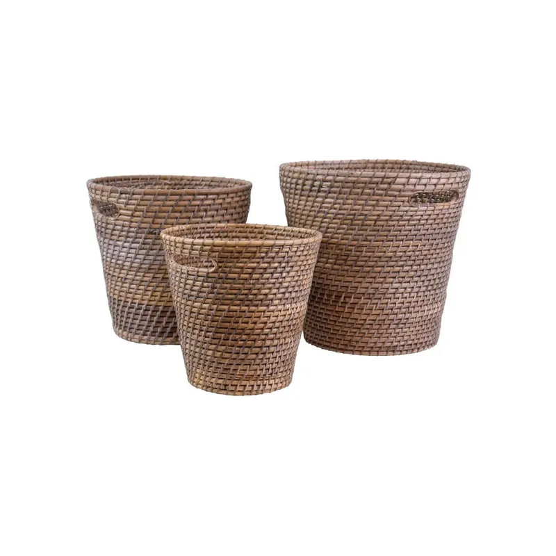Zestaw 3 koszy rattanowych Esschert Design Nature Bonami Nowy