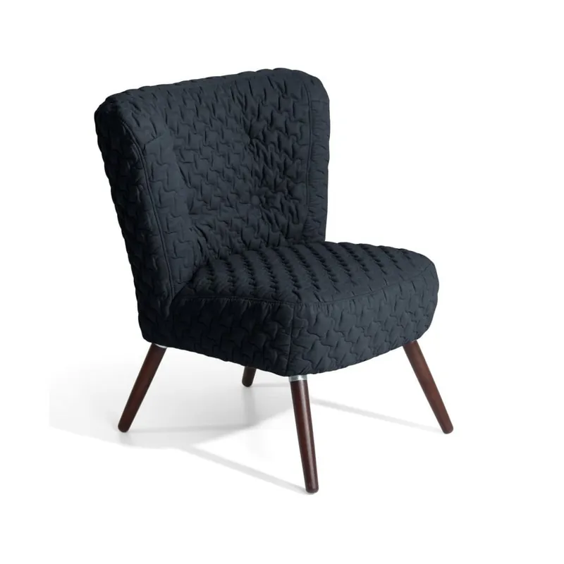 Wyjątkowa oferta Czarny fotel Max Winzer Neele Structured Bonami