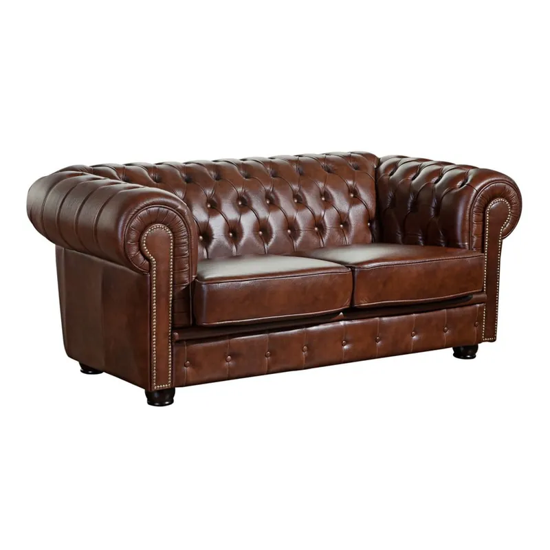 Oferta Brązowa skórzana sofa Max Winzer Norwin, 174 cm Bonami